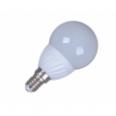 Лампа светодиодная TELEFUNKEN 3W 220V E14 3000K  240 150D керамика шар