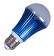 Лампа светодиодная TELEFUNKEN 5W 220V E27 4200K  450 150D Синий металлик