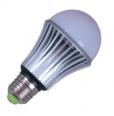 Лампа светодиодная TELEFUNKEN 5W 220V E27 4200K  450 150D Серебряный металлик