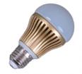 Лампа светодиодная TELEFUNKEN 5W 220V E27 4200K  450 150D Золотой металлик